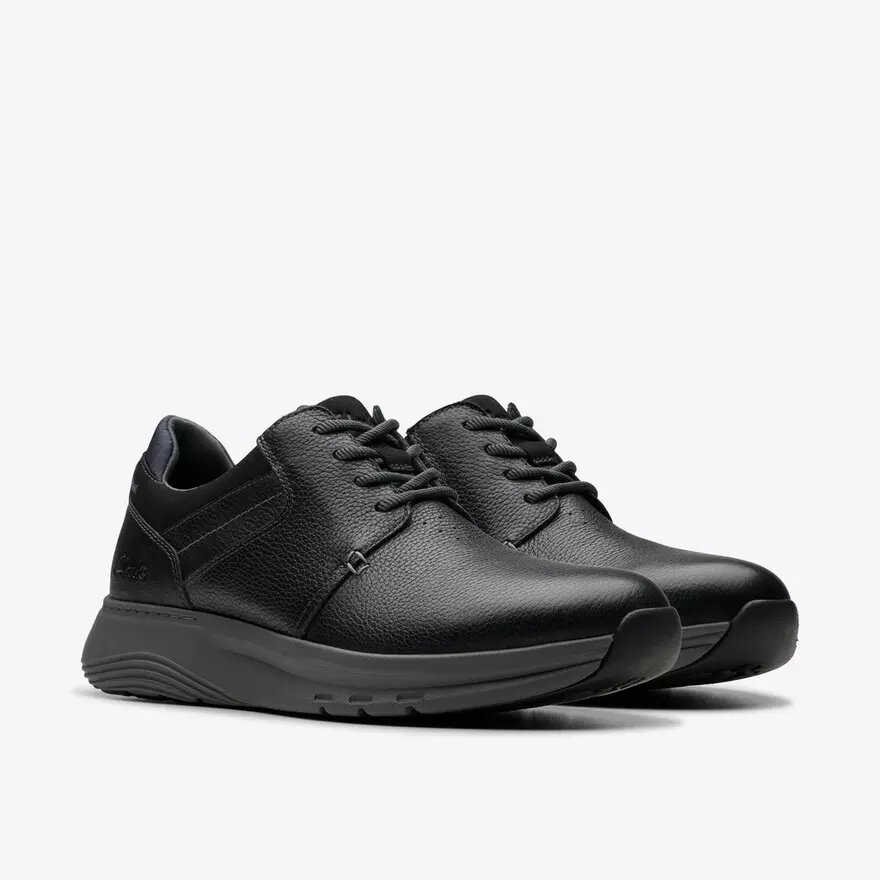 Motion Trek Pt zwarte leren Sneaker voor heren Motion Trek Pt zwarte leren Sneaker voor heren