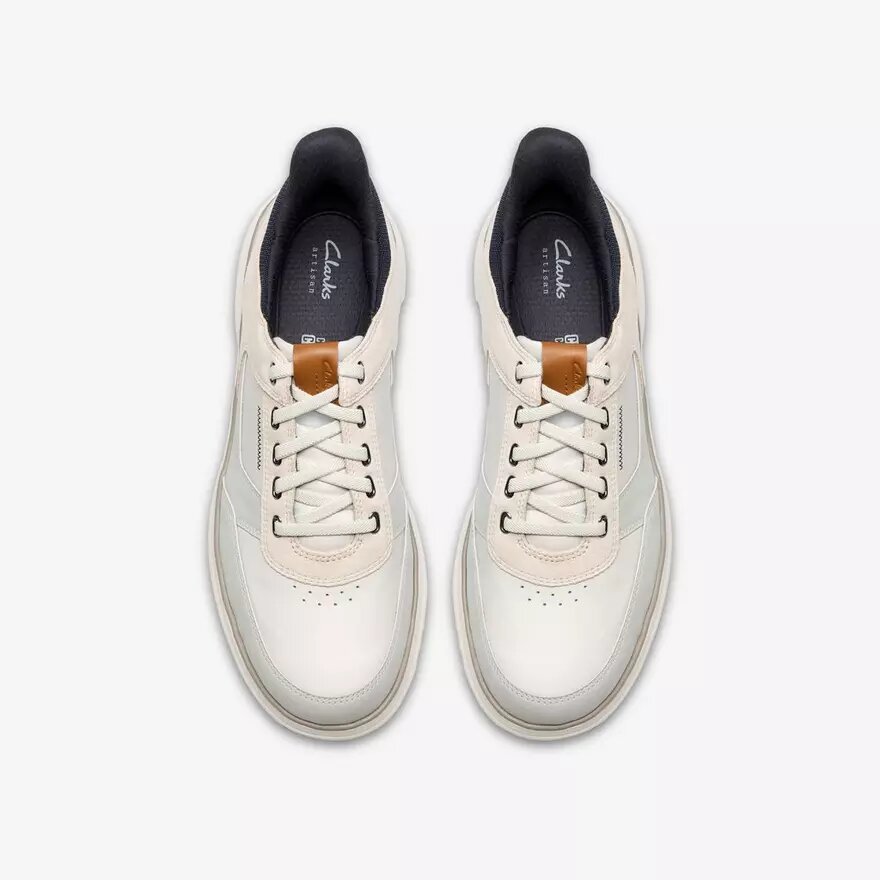 Mullan Easy White combinatie-veterschoenen voor heren Mullan Easy White combinatie-veterschoenen voor heren
