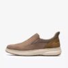 Mullan Step grijze combinatie-Loafers voor heren