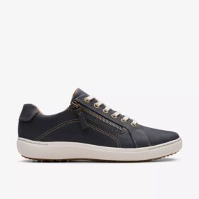 Nalle Lace marineblauwe nubuck Sneakers voor dames