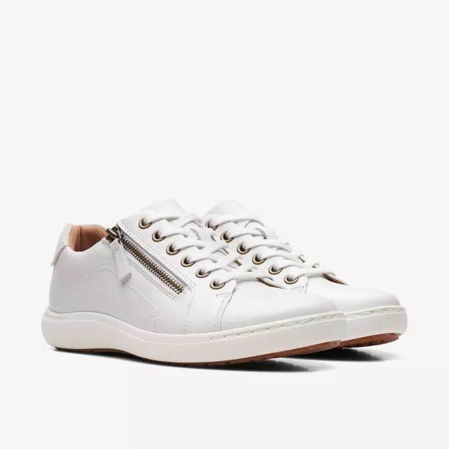 Nalle Lace witte leren Sneakers voor dames Nalle Lace witte leren Sneakers voor dames