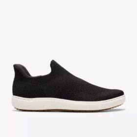 Nalle Step zwarte gebreide Slip-ons voor dames