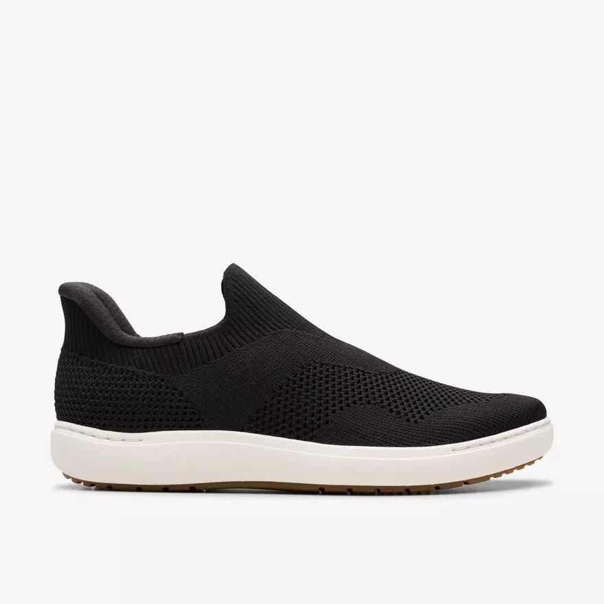 Nalle Step zwarte gebreide Slip-ons voor dames Nalle Step zwarte gebreide Slip-ons voor dames