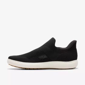 Nalle Step zwarte gebreide Slip-ons voor dames