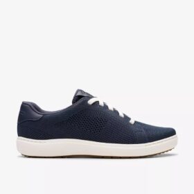 Nalle Wandelschoenen marineblauwe gebreide Sneakers voor dames