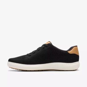 Nalle Wandelschoenen zwarte gebreide Sneakers voor dames