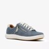 Nalle Zen blauwe nubuck-Sneaker voor dames Nalle Zen blauwe nubuck-Sneaker voor dames