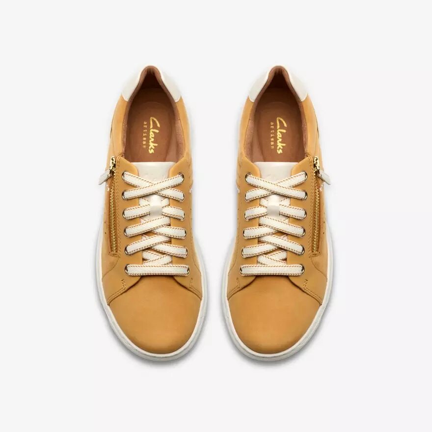 Nalle Zen gele nubuck Sneakers voor dames Nalle Zen gele nubuck Sneakers voor dames