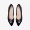 Natalyn slip-ons voor dames van donkerzwart leer Natalyn slip-ons voor dames van donkerzwart leer