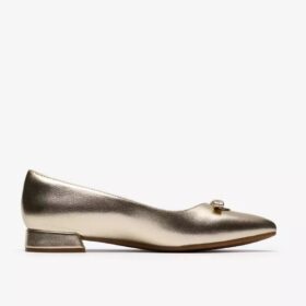 Natalyn Trim gouden metallic Slip-ons voor dames | Clark