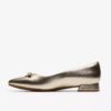 Natalyn Trim gouden metallic Slip-ons voor dames | Clark