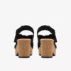 Nerisa West zwarte nubuck-Wedges voor dames