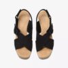 Nerisa West zwarte nubuck-Wedges voor dames