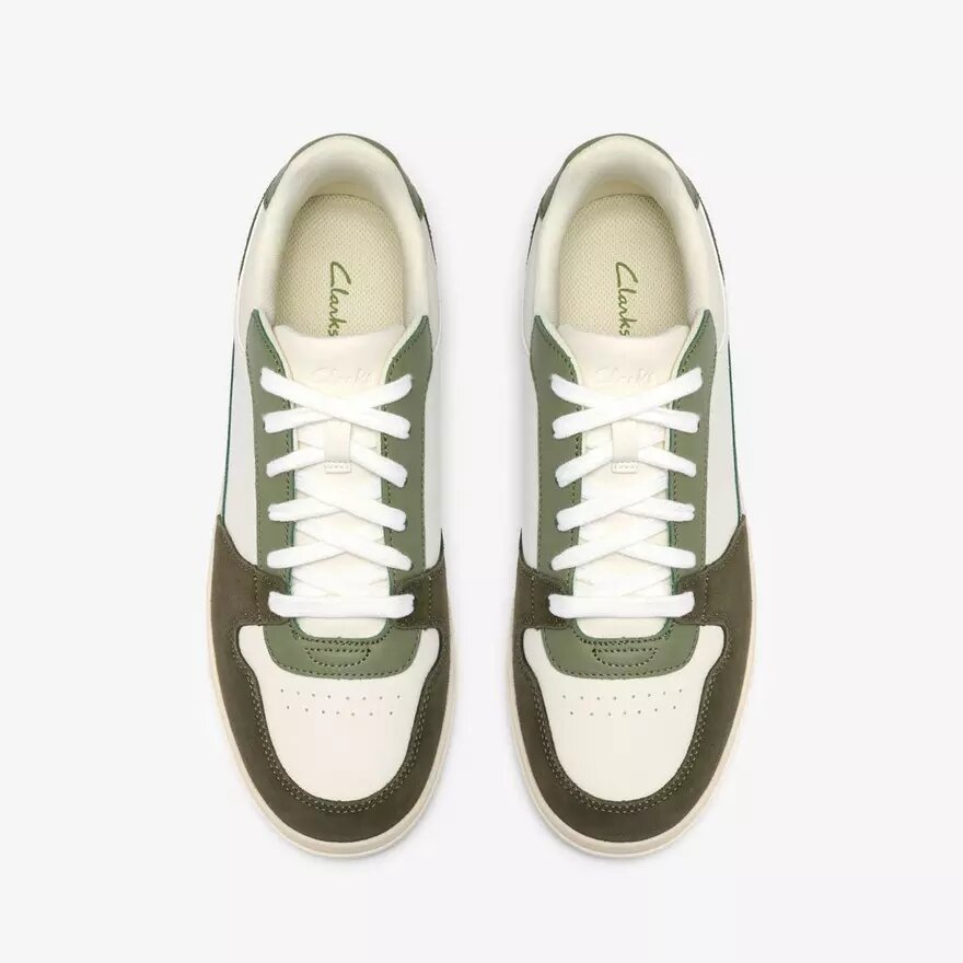 Newick Lace groene combinatiesneakers voor heren Newick Lace groene combinatiesneakers voor heren