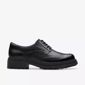 Orinoco3 Derby zwarte leren Loafers voor dames