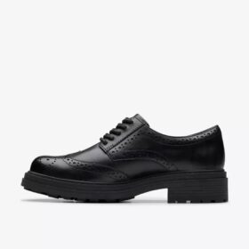 Orinoco3 Derby zwarte leren Loafers voor dames