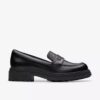 Orinoco3 Edge zwarte leren Loafers voor dames (VS) Orinoco3 Edge zwarte leren Loafers voor dames (VS)