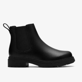 Orinoco3 Lane zwarte leren Chelsea boots voor dames