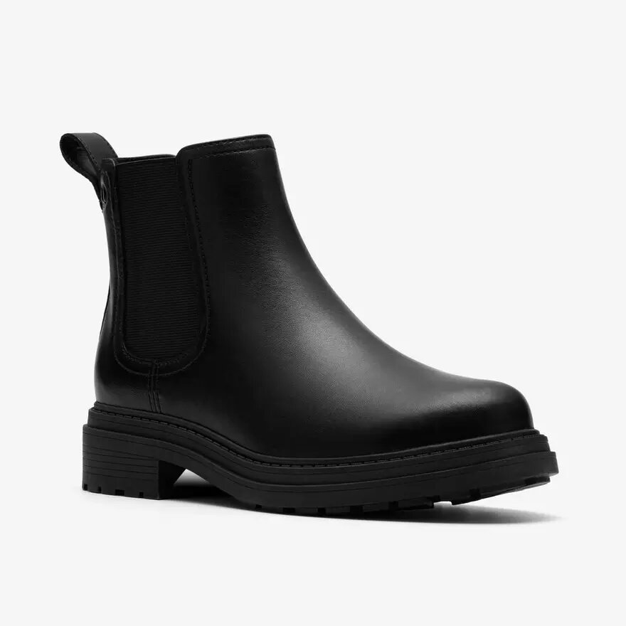 Orinoco3 Lane zwarte leren Chelsea boots voor dames Orinoco3 Lane zwarte leren Chelsea boots voor dames