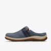 Orlene-klomp voor dames, denimblauw, nubuck Clogs & Muiltjes