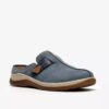 Orlene-klomp voor dames, denimblauw, nubuck Clogs & Muiltjes