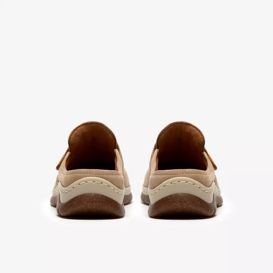 Orlene-klomp voor dames, taupe, nubuck Clogs & Muiltjes Orlene-klomp voor dames, taupe, nubuck Clogs & Muiltjes