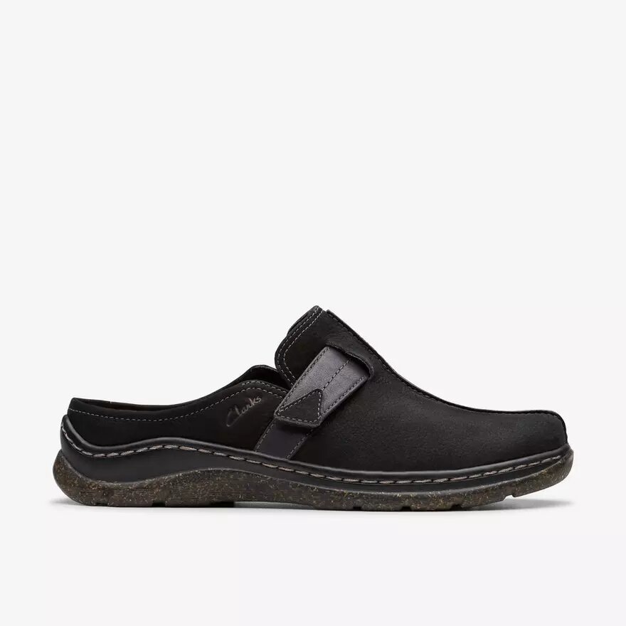 Orlene-klomp voor dames, zwart, van nubuck – Clogs & Muiltjes Orlene-klomp voor dames, zwart, van nubuck – Clogs & Muiltjes