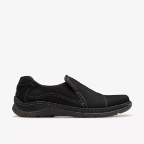 Orlene Slip voor dames: zwarte leren Slip-ons Orlene Slip voor dames: zwarte leren Slip-ons