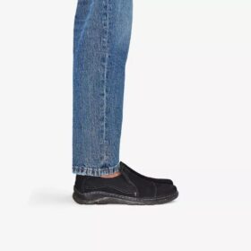 Orlene Slip voor dames: zwarte leren Slip-ons Orlene Slip voor dames: zwarte leren Slip-ons
