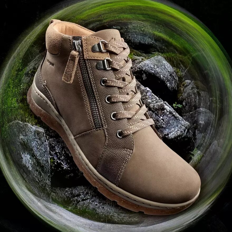 Orlene Top Wp donkerzandkleurige nubuck Chelsea boots voor dames Orlene Top Wp donkerzandkleurige nubuck Chelsea boots voor dames