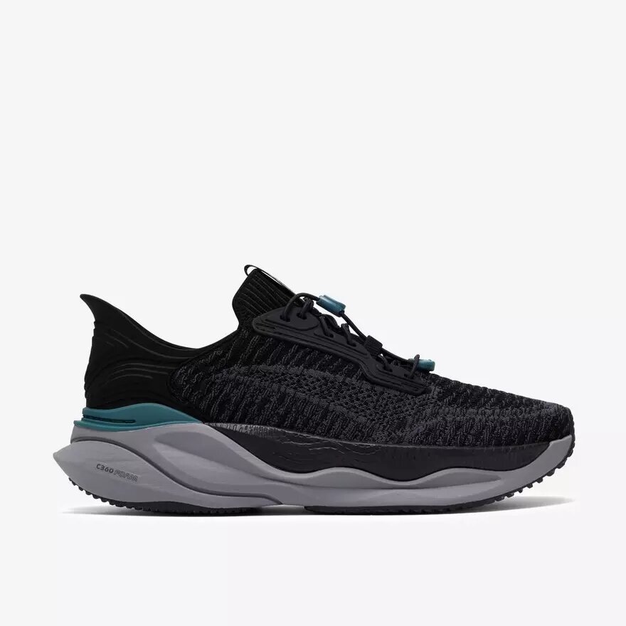 Pace Rise zwarte combinatiesneakers voor heren Pace Rise zwarte combinatiesneakers voor heren