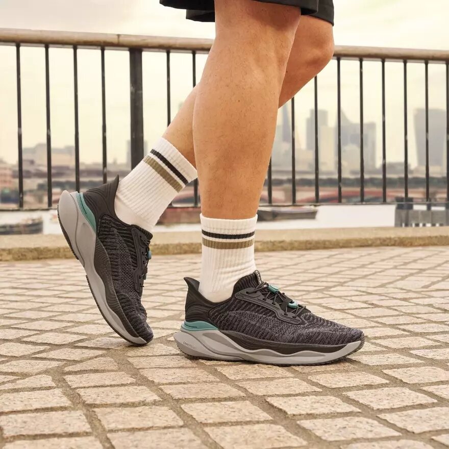 Pace Rise zwarte combinatiesneakers voor heren Pace Rise zwarte combinatiesneakers voor heren