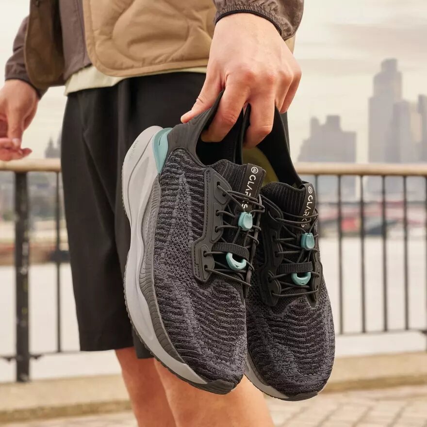 Pace Rise zwarte combinatiesneakers voor heren Pace Rise zwarte combinatiesneakers voor heren