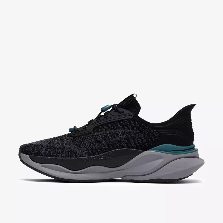 Pace Rise zwarte combinatiesneakers voor heren Pace Rise zwarte combinatiesneakers voor heren