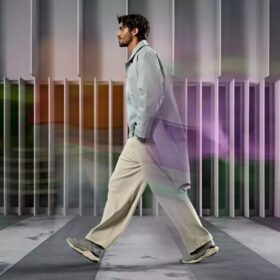 Pace Walk grijze athleisure-wandelschoenen voor heren