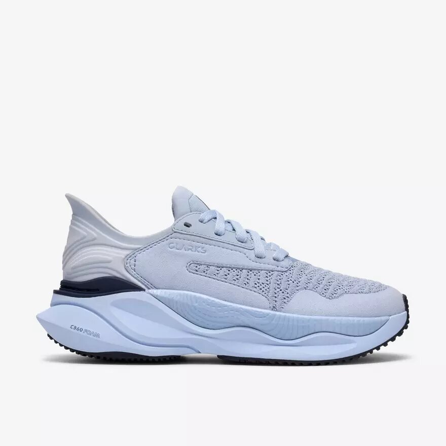 Pace Walk lichtblauwe wandelschoenen voor dames Pace Walk lichtblauwe wandelschoenen voor dames