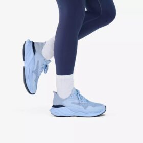 Pace Walk lichtblauwe wandelschoenen voor dames
