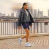 Pace Walk lichtblauwe wandelschoenen voor dames Pace Walk lichtblauwe wandelschoenen voor dames