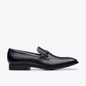 Paulton Lo zwarte leren herenLoafers