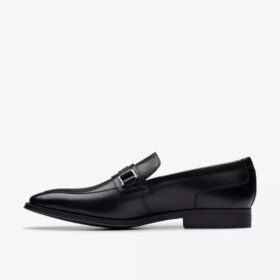 Paulton Lo zwarte leren herenLoafers