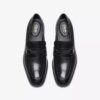 Paulton Lo zwarte leren herenLoafers