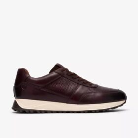 Radwell Tie bruine leren herensneakers