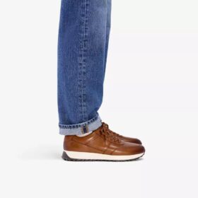 Radwell Tie tan leren Sneakers voor heren