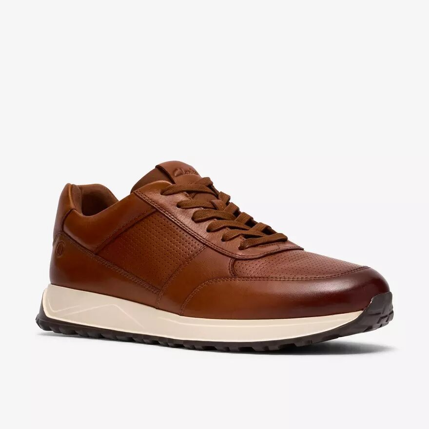 Radwell Tie tan leren Sneakers voor heren Radwell Tie tan leren Sneakers voor heren