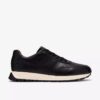 Radwell Tie zwarte leren herensneakers Radwell Tie zwarte leren herensneakers