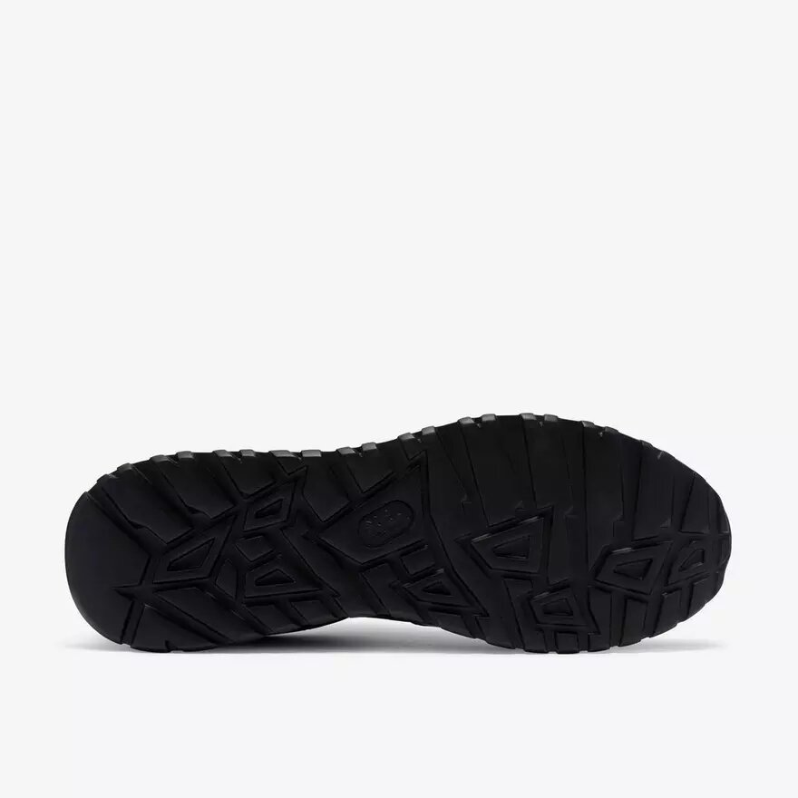 Radwell Tie zwarte leren herensneakers Radwell Tie zwarte leren herensneakers
