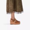 Sabina Dream-Wedges voor dames van bruin suède Sabina Dream-Wedges voor dames van bruin suède