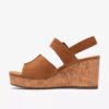 Sabina Dream-Wedges voor dames van bruin suède Sabina Dream-Wedges voor dames van bruin suède