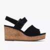 Sabina Dream zwarte suède Wedges voor dames Sabina Dream zwarte suède Wedges voor dames