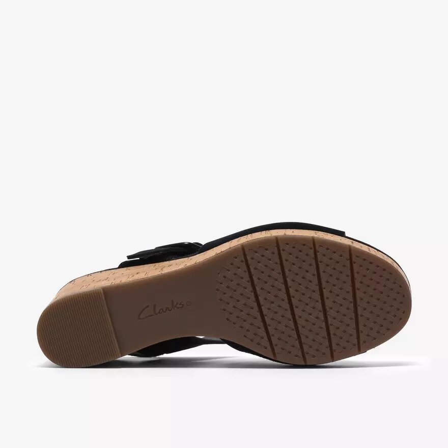 Sabina Dream zwarte suède Wedges voor dames Sabina Dream zwarte suède Wedges voor dames